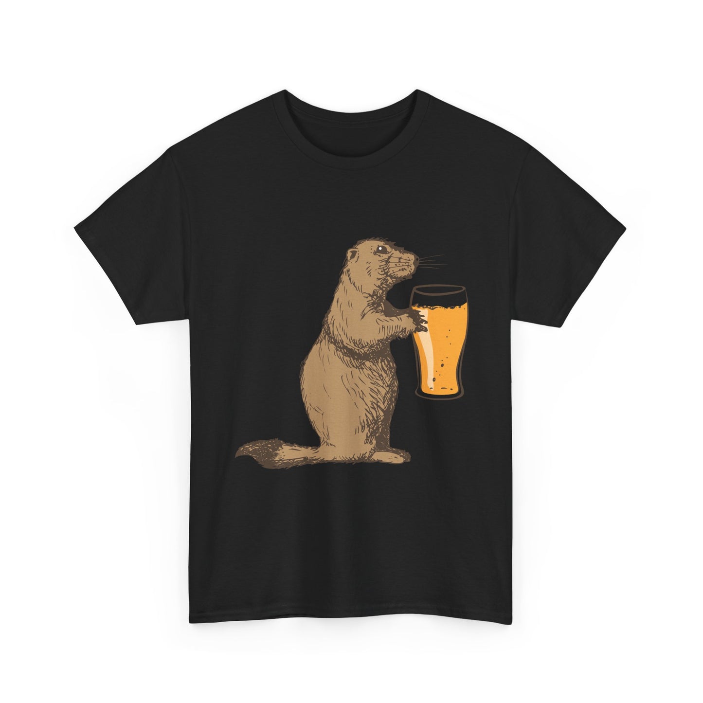 Alby Unique Black Cotton Tee (Unisex)