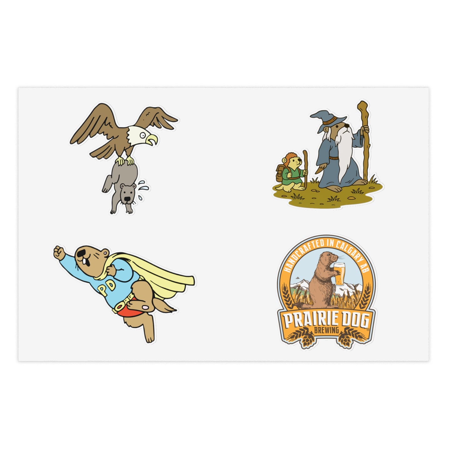 Prairie Dog Sticker Sheet 1