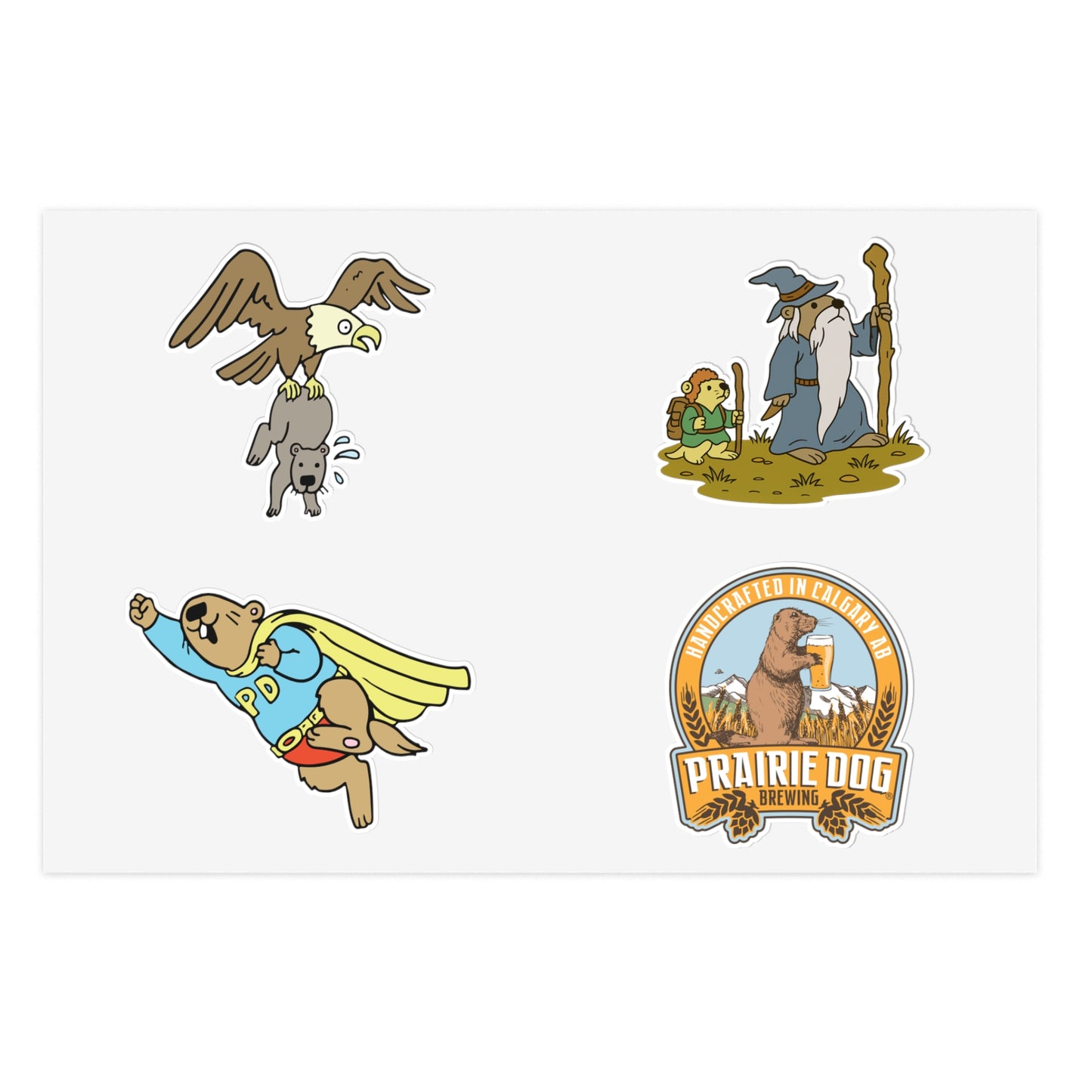 Prairie Dog Sticker Sheet 1