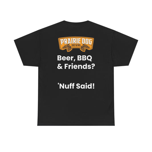 Alby Unique Black Cotton Tee (Unisex)