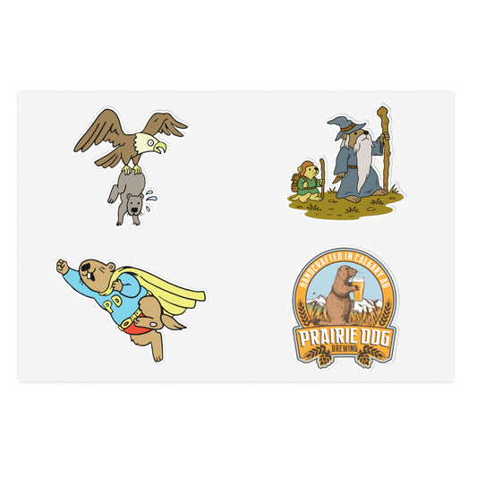 Prairie Dog Sticker Sheet 1